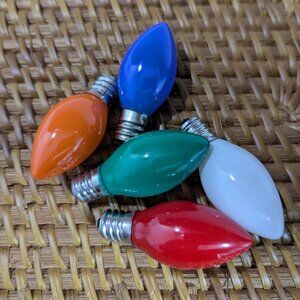 Vintage Style size C7 Replacement Christmas Bulbs (New in Box)